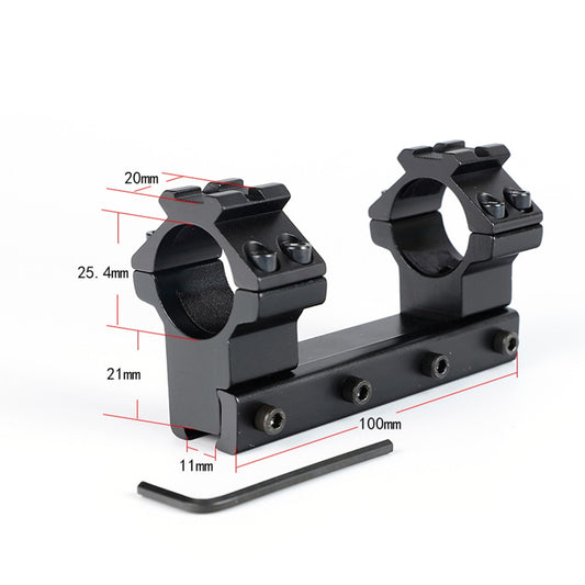 ohhunt 11mm Dovetail 1 inch Rifle Scope Rings 10cm Long - High Profile