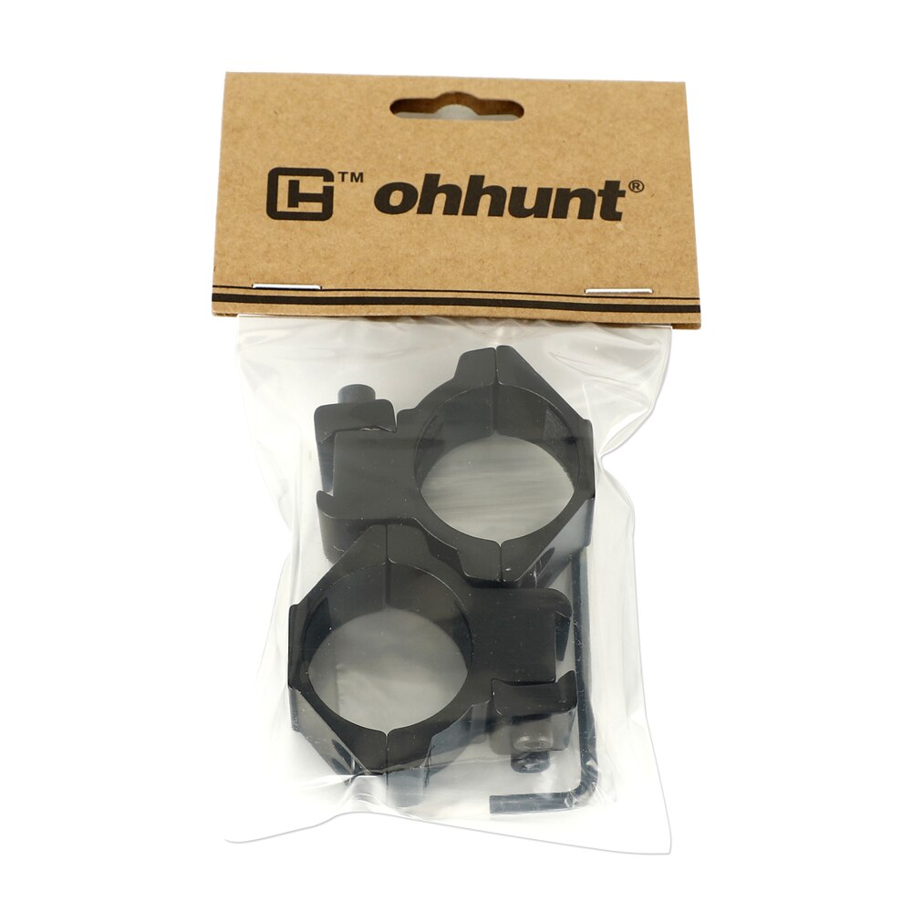 ohhunt 30mm Scope Rings Med Profile with Stop Pin for 11mm Dovetail Rail .22/Airgun Rifle