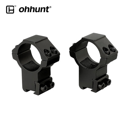 ohhunt 30mm Diameter 11mm Dovetail Ring Mount w/Stop Pin - High Profile