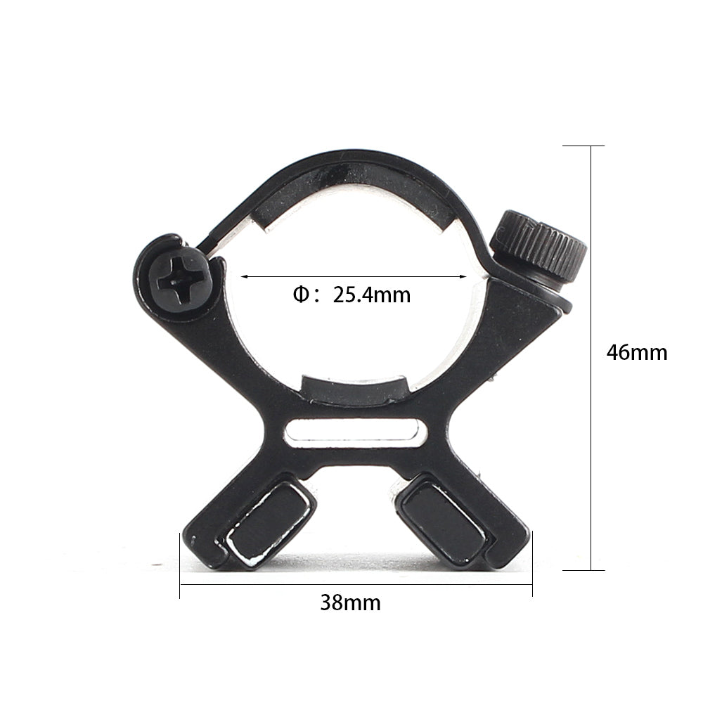 ohhunt 1 inch Rings Barrel Magnet Mounts For Flashlight Torch Low High Profile