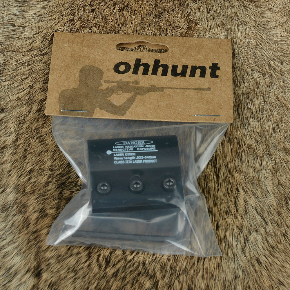 ohhunt 1 inch Flashlight Mount with 11mm Dovetail Slide-on Mounting Base