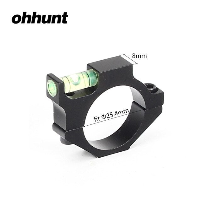 ohhunt Rifle Scope Bubble Level Alloy for 25.4mm 30mm 34mm Tube Mounts Accessories
