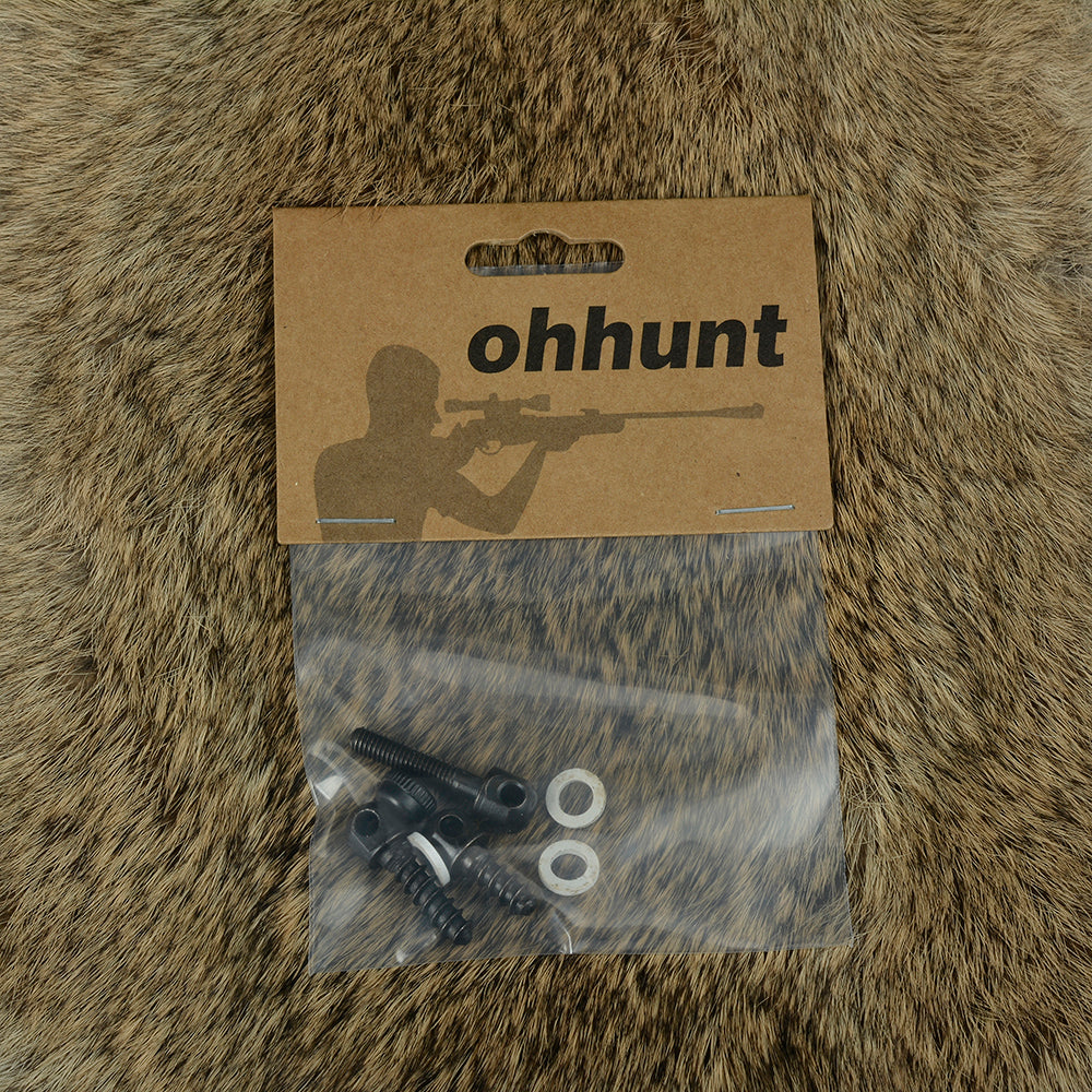 ohhunt® 3点セット スリングマウントキット スリングスイベルスタッド