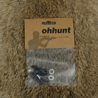 ohhunt® 3Pcs Set Sling Mounting Kit Sling Swivel Stud for Most Rear Wood Swivel Screws Base