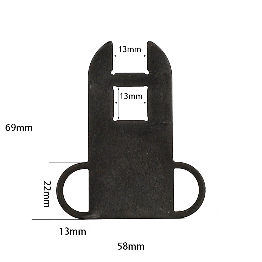 ohhunt Tactical 7.62x39 Sling Adapter Steel Ambidextrous Dual Loop for 4 or 6 Position Stock