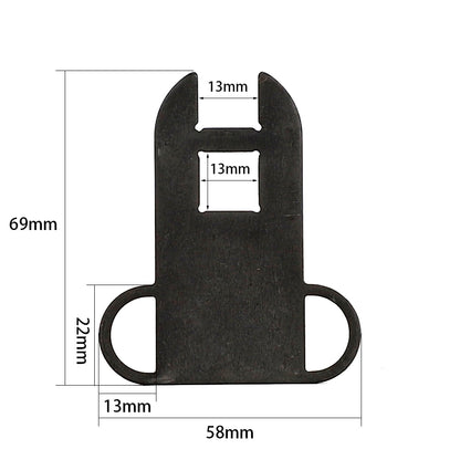 ohhunt Tactical 7.62x39 Sling Adapter Steel Ambidextrous Dual Loop for 4 or 6 Position Stock