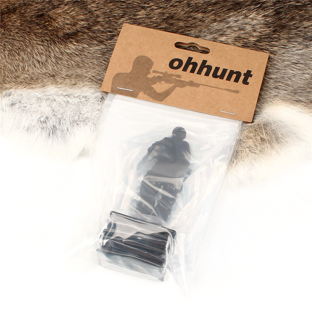 ohhunt Metal Target Modle 80x44mm Black For Hunting Shooting Exercise