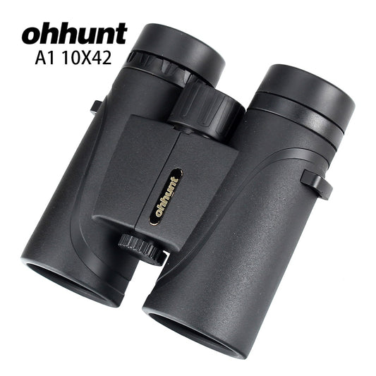 ohhunt A1 10X42 Binoculars Waterproof Fogproof Telescope Wide-angle Powerful Bright Optics Camping Hiking Binocular