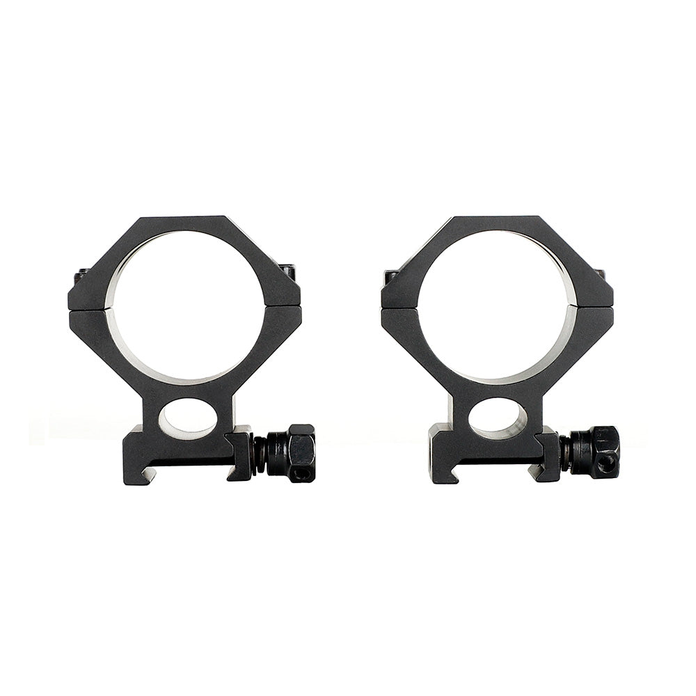Medium Height Scope Rings – Fits 30mm & 34/35mm Tubes, 20mm Picatinny Rail, Aluminum, 16mm Height
