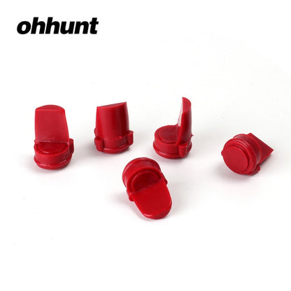 ohhunt Rubber Accu Wedge 5 Pcs for AR15/M4/M16 Rifles -  Black Red Yellow