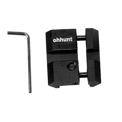 ohhunt® Dovetail Zero Recoil Mount & Dovetail to Picatinny Rail Snap-in Adaptor